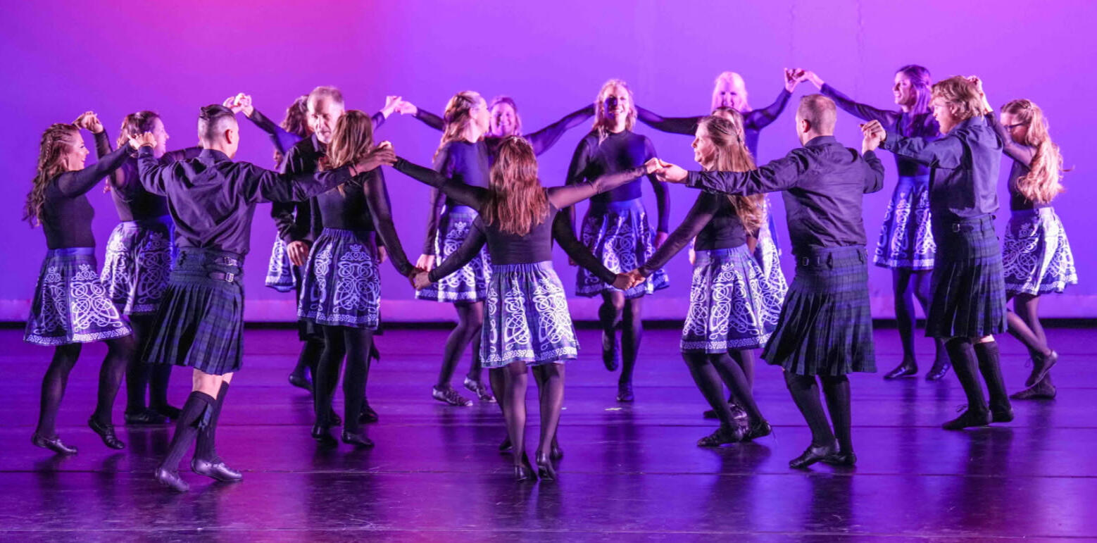 Kelly's Scottish choreography performed in Steamboat Dance Theater.